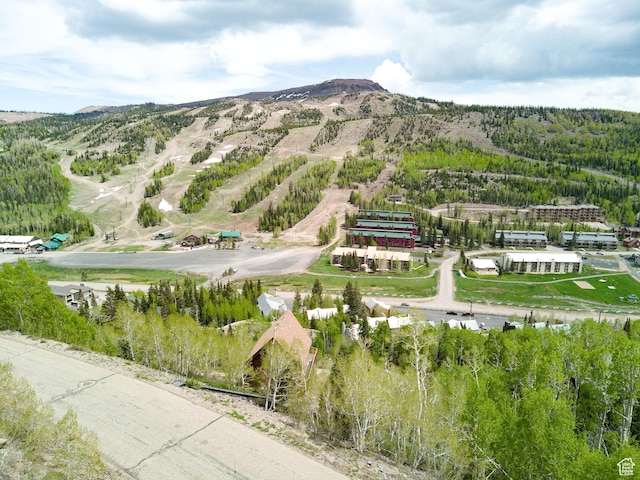 332 W Pinehurst Dr, Brian Head, UT 84719 - aerial view of property and surrounding area with mountains