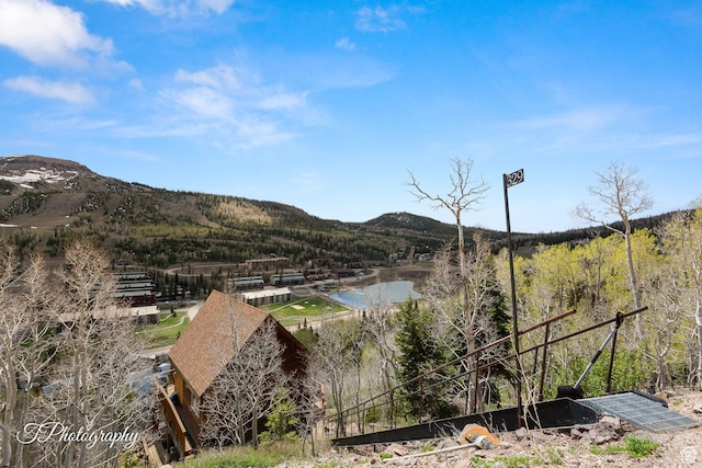 332 W Pinehurst Dr, Brian Head, UT 84719 - view of mountain backdrop with a nearby body of water
