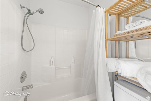 332 W Pinehurst Dr, Brian Head, UT 84719 - bathroom featuring shower / bath combination with curtain and toilet