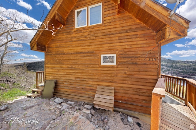 332 W Pinehurst Dr, Brian Head, UT 84719 - view of property exterior featuring a wooden deck