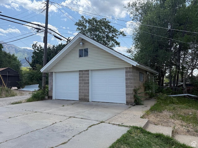 2168 S Harrison Blvd, Ogden, UT 84401 - detached garage with a mountain view