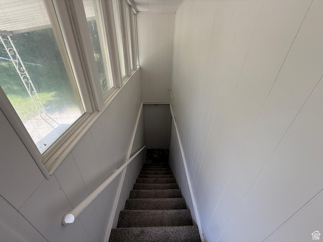 2168 S Harrison Blvd, Ogden, UT 84401 - stairs featuring a decorative wall
