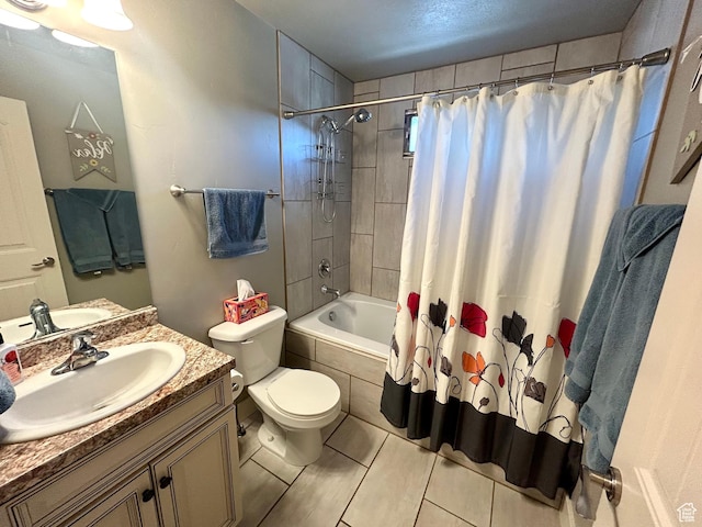 319 S 600 E, Payson, UT 84651 - bathroom with tiled shower / bath, toilet, vanity, and tile patterned flooring