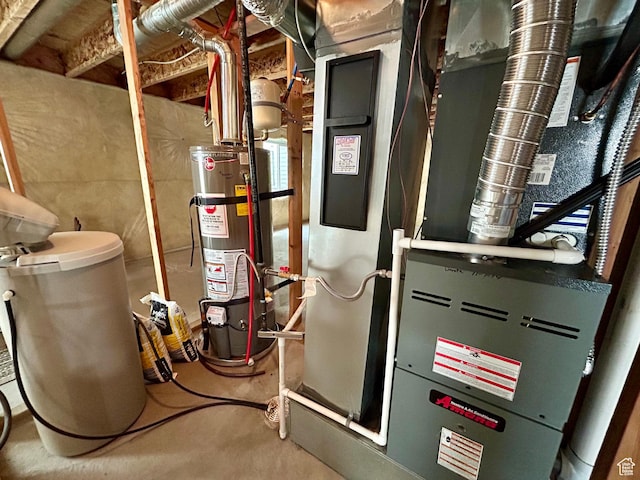 319 S 600 E, Payson, UT 84651 - utility room featuring water heater and heating unit