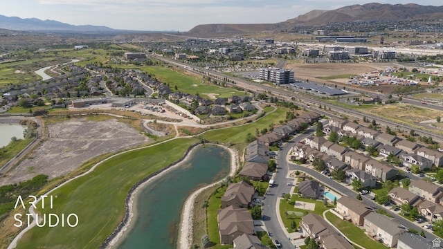 2565 N Sunset Vw Unit 14, Lehi, UT 84043 - view of property location with a water and mountain view and a golf club