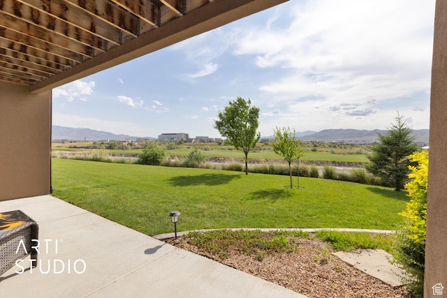 2565 N Sunset Vw Unit 14, Lehi, UT 84043 - view of green lawn featuring a water and mountain view
