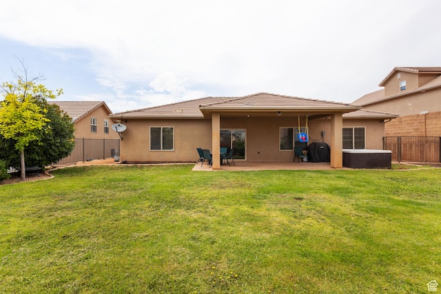 1500 E Mesa View Ln, Washington, UT 84780 - back of house featuring a patio, a tiled roof, and stucco siding