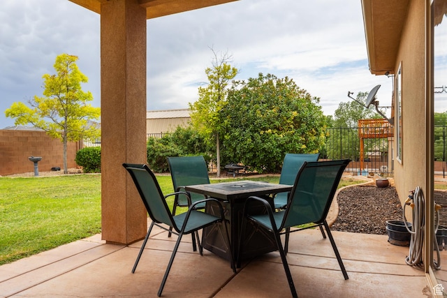 1500 E Mesa View Ln, Washington, UT 84780 - view of patio with outdoor dining space
