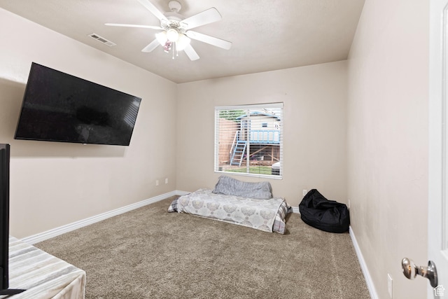 1500 E Mesa View Ln, Washington, UT 84780 - bedroom with carpet floors, baseboards, and ceiling fan