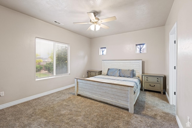 1500 E Mesa View Ln, Washington, UT 84780 - bedroom featuring carpet floors, baseboards, and a ceiling fan