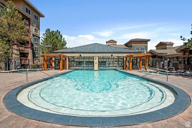 3000 Canyons Resort Dr Unit 4309, Park City, UT 84098 - community pool featuring a gazebo and a patio area