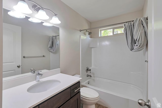 222 E 905 N, Orem, UT 84057 - bathroom with shower / bath combination with curtain, toilet, and vanity