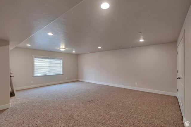 222 E 905 N, Orem, UT 84057 - spare room with baseboards, recessed lighting, and carpet flooring