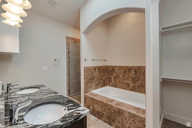 222 E 905 N, Orem, UT 84057 - full bath with a garden tub, a shower stall, and double vanity