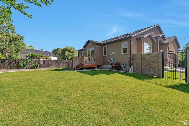 222 E 905 N, Orem, UT 84057 - back of property featuring stucco siding and a deck