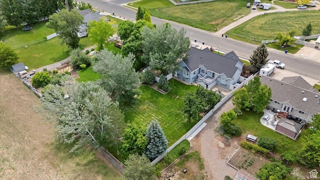 595 E 100 S, Morgan, UT 84050 - aerial view of property and surrounding area with nearby suburban area