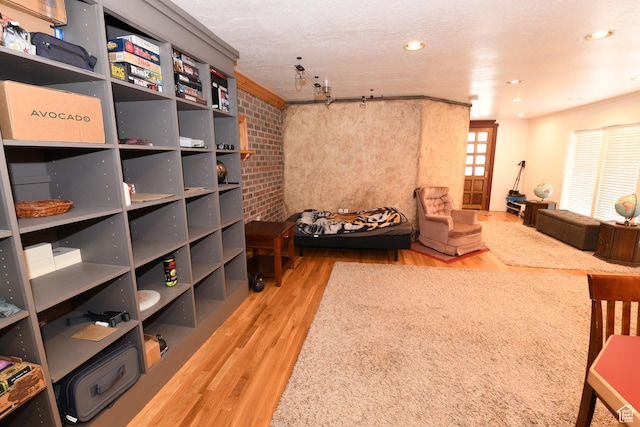 145 E 100 S, Farmington, UT 84025 - living room featuring wood finished floors and recessed lighting