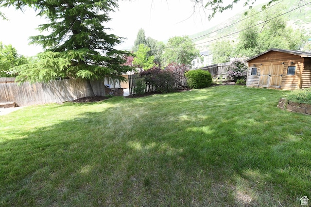 145 E 100 S, Farmington, UT 84025 - view of yard featuring an outbuilding