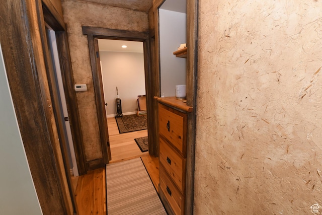 145 E 100 S, Farmington, UT 84025 - hallway with light wood finished floors and recessed lighting