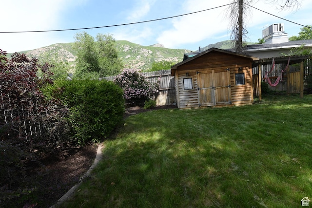145 E 100 S, Farmington, UT 84025 - view of yard with a mountain view and cooling unit