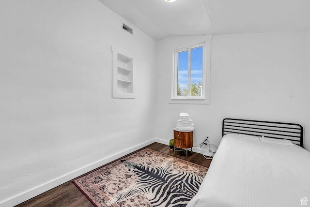 158 N 900 W, Provo, UT 84601 - bedroom with wood finished floors, baseboards, and lofted ceiling