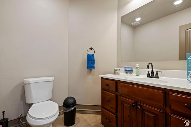 2908 W Bison Ridge Rd, South Jordan, UT 84095 - half bath featuring vanity and toilet