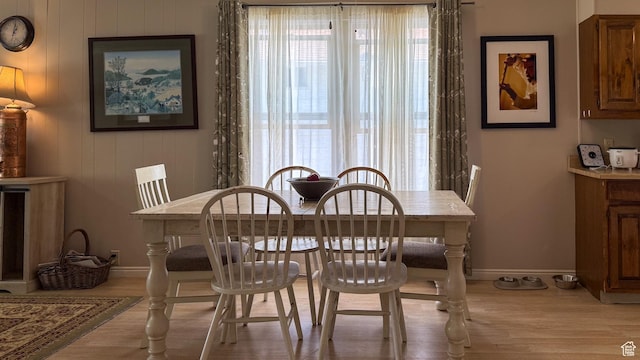 140 W 200 N, Price, UT 84501 - dining room with light wood-style floors, baseboards, and plenty of natural light