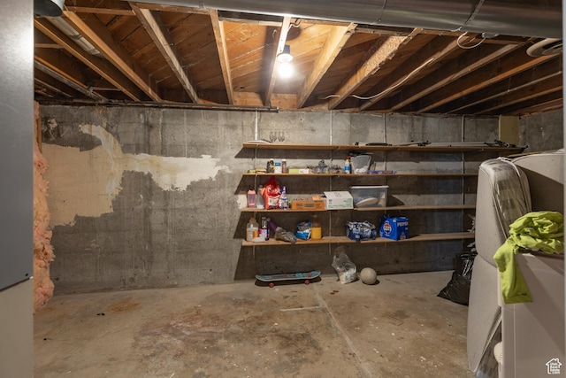 8750 W Helen Dr N, Magna, UT 84044 - view of unfinished basement