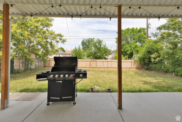 8750 W Helen Dr N, Magna, UT 84044 - view of patio with grilling area