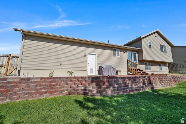 593 N 680 W, Tooele, UT 84074 - rear view of property with entry steps