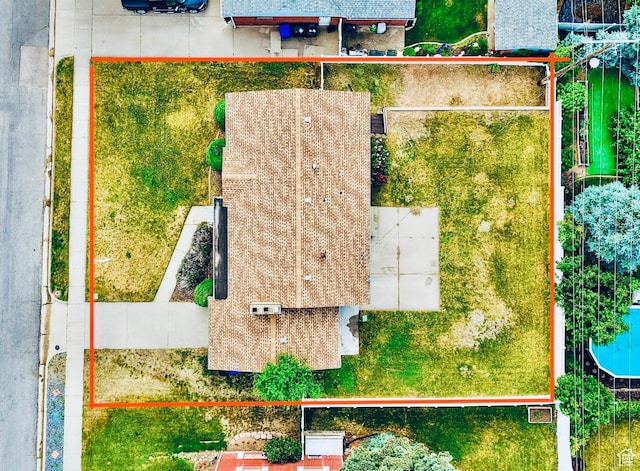 573 E 1600 S, Bountiful, UT 84010 - view of property location with property parcel outlined