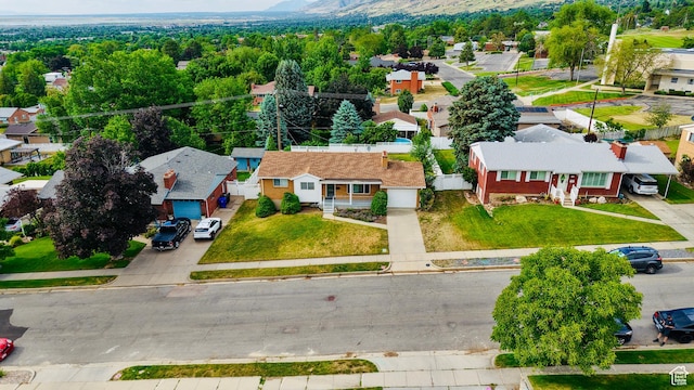 573 E 1600 S, Bountiful, UT 84010 - aerial perspective of suburban area with a mountainous background