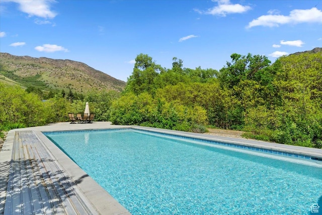 145 N 10450 E, Huntsville, UT 84317 - swimming pool featuring a mountain view