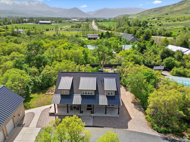 145 N 10450 E, Huntsville, UT 84317 - view from above of property with a mountain backdrop