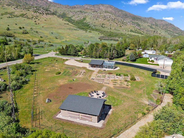 145 N 10450 E, Huntsville, UT 84317 - aerial view of property's location with a mountainous background and rural landscape