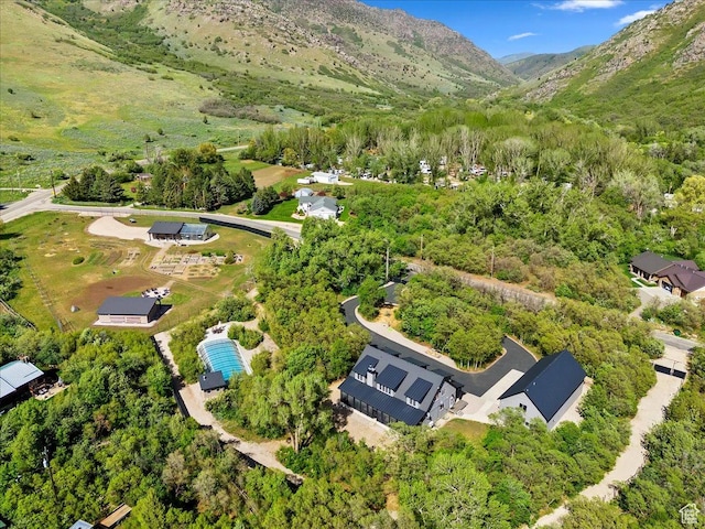 145 N 10450 E, Huntsville, UT 84317 - bird's eye view of a mountain backdrop