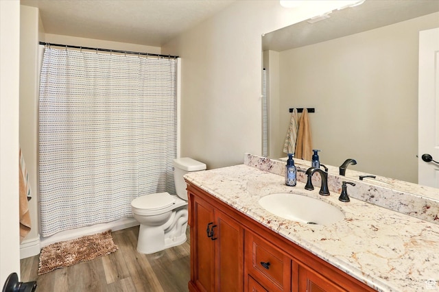 1926 N 1420 W, Provo, UT 84604 - full bathroom featuring vanity, wood finished floors, toilet, and a shower with curtain