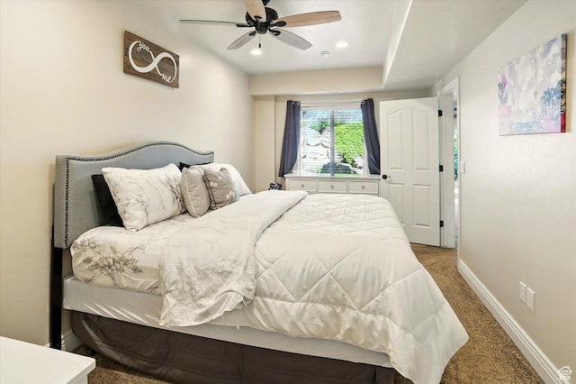 1926 N 1420 W, Provo, UT 84604 - bedroom featuring carpet floors, baseboards, and a ceiling fan