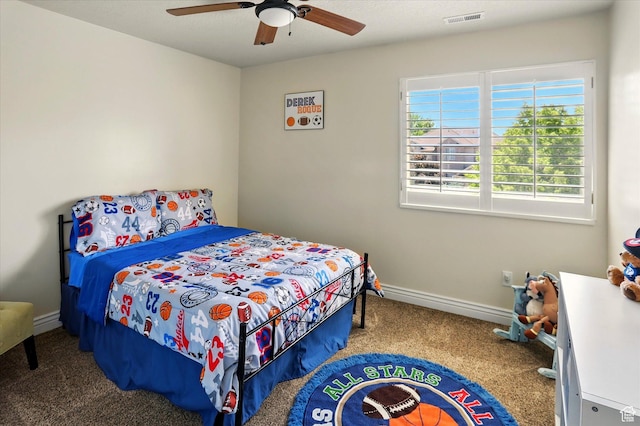 1926 N 1420 W, Provo, UT 84604 - bedroom with carpet, baseboards, and a ceiling fan
