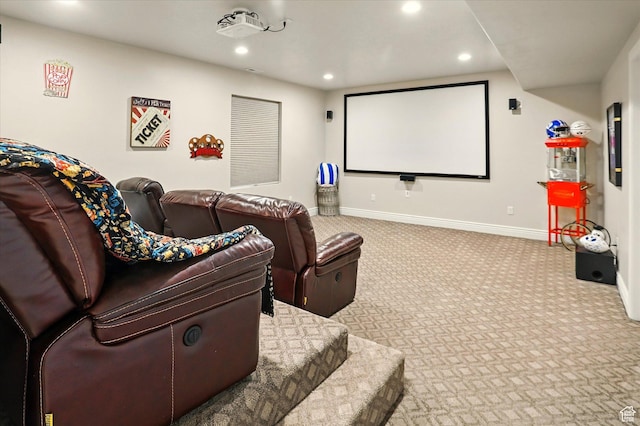 1926 N 1420 W, Provo, UT 84604 - cinema room featuring carpet flooring, baseboards, and recessed lighting