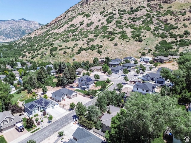 1111 E Bench View Dr, Ogden, UT 84404 - aerial view of residential area featuring a mountainous background