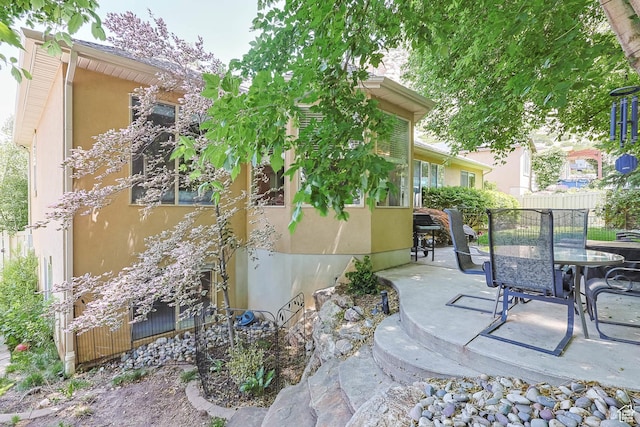1111 E Bench View Dr, Ogden, UT 84404 - view of patio with outdoor dining space