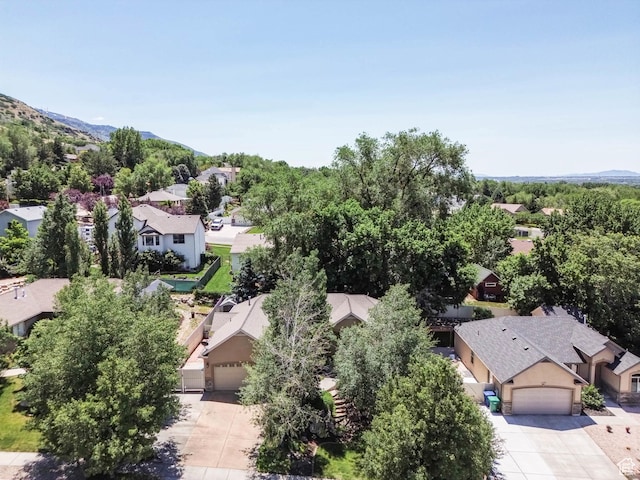 1111 E Bench View Dr, Ogden, UT 84404 - aerial view of residential area with a mountain backdrop
