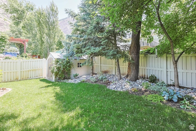 1111 E Bench View Dr, Ogden, UT 84404 - view of yard