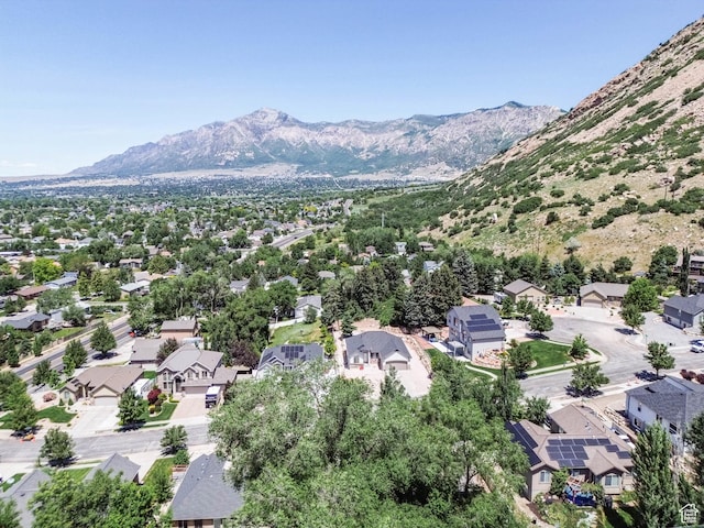 1111 E Bench View Dr, Ogden, UT 84404 - aerial perspective of suburban area featuring a mountainous background