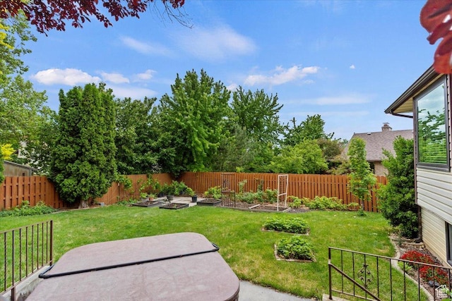 3272 N 175 W, North Ogden, UT 84414 - view of yard featuring a vegetable garden and a patio area