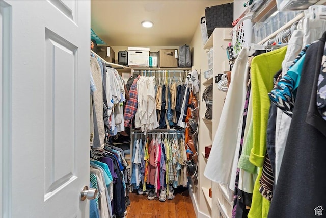 3272 N 175 W, North Ogden, UT 84414 - walk in closet featuring wood finished floors