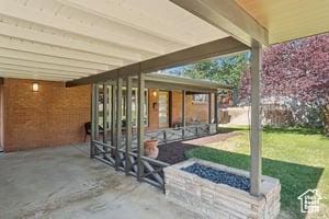 3525 E Ceres Dr S, Millcreek, UT 84124 - view of patio with a fire pit