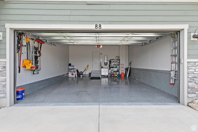 88 N Parkside Loop W, Elk Ridge, UT 84651 - garage featuring a central vacuum unit
