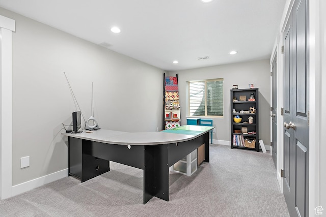 88 N Parkside Loop W, Elk Ridge, UT 84651 - office featuring light carpet, recessed lighting, and baseboards